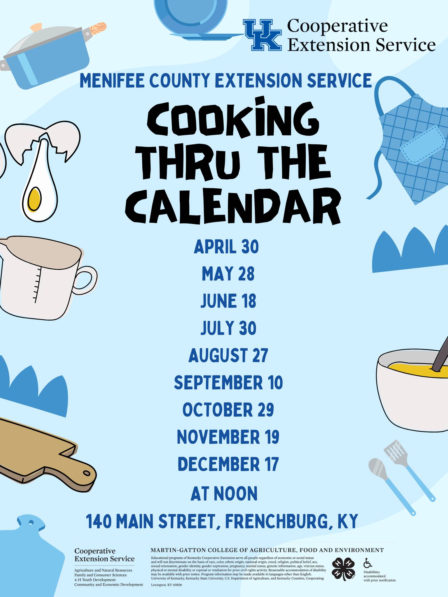 Cooking Through the Calendar